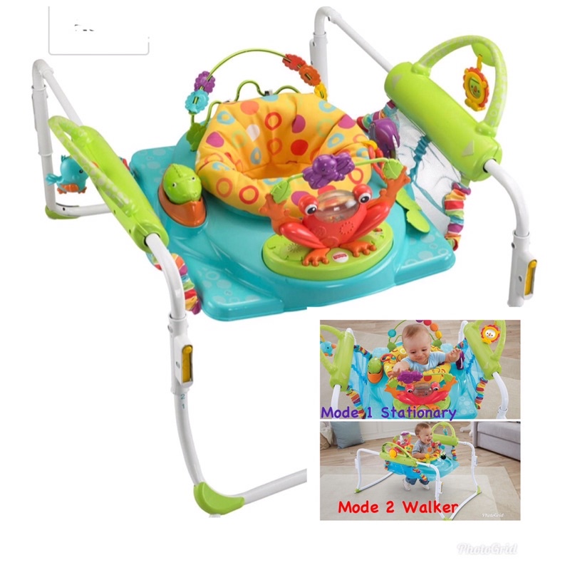 Fisher Price Jumperoo เป็นทั้ง Jumper และ Walker เหมือน Around we go ในตัวเดียวกัน Fisher Price Firs