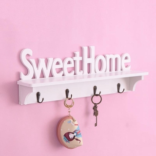 ชั้นวางของติดผนัง ชั้นวางของ หนังสือ Sweet Home ((คละลาย)) พร้อมส่ง