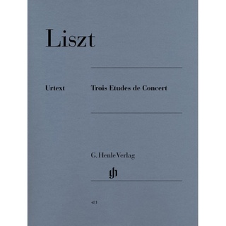 LISZT Trois Études de concert (HN481)