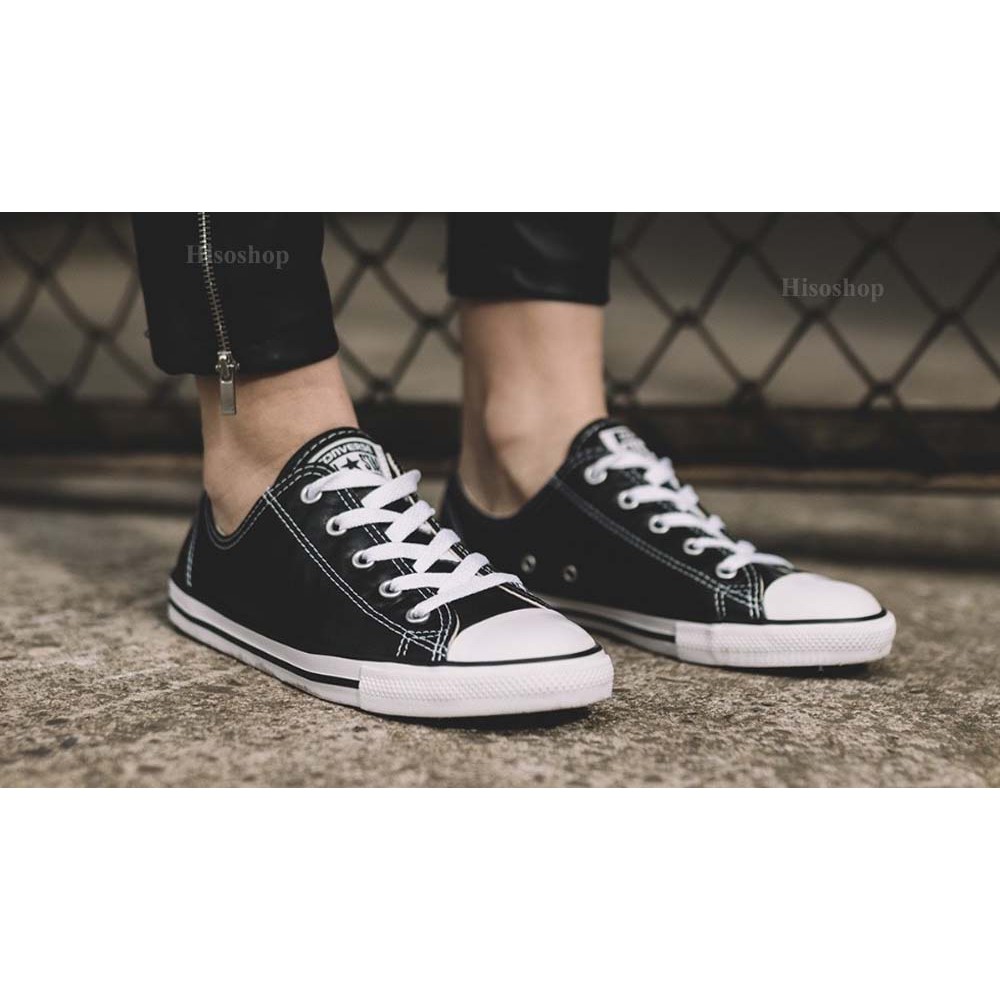converse all star dainty black
