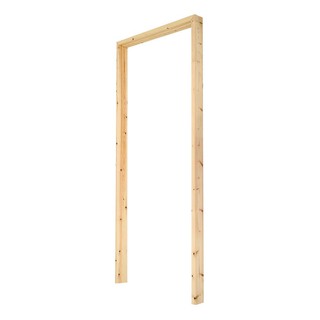 Door frame DOOR FRAME MODERN DOORS 80X200CM NATURAL Door frame Door window วงกบประตู วงกบประตูไม้เรดวู้ด Com 1 เรดวูด 80