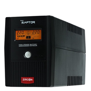 ZIRCON เครื่องสำรองไฟ รุ่น Raptor 1000VA