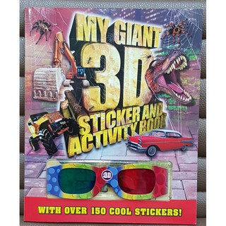 My giant 3D stickers and activity book