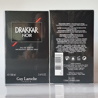 น้ำหอมของแท้ Guy Laroche Drakkar Noir for Men EDT 100 ML. กล่องซีล