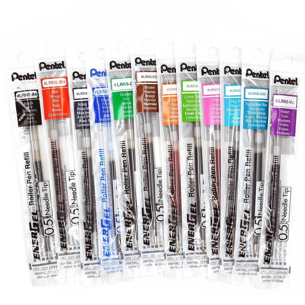 (12 ชิ้น) ไส้ปากกา Pentel Energel LRN5 / LRP5 0.5 มม.