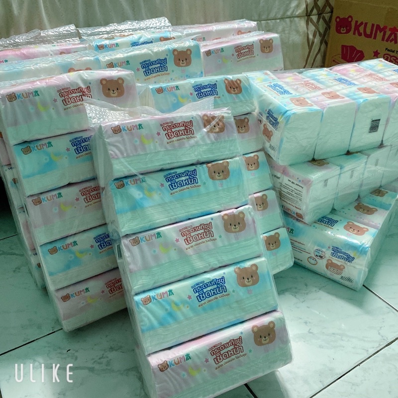 กระดาษทิชชู เช็ดหน้า kuma ของแท้ ราคาส่ง