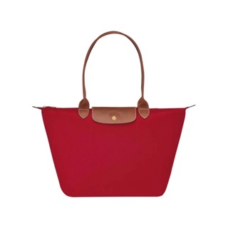 โปร 3.3🔥🔥🔥LONGCHAMP LE PLIAGE ORIGINAL Shoulder bag L - Red หูยาว