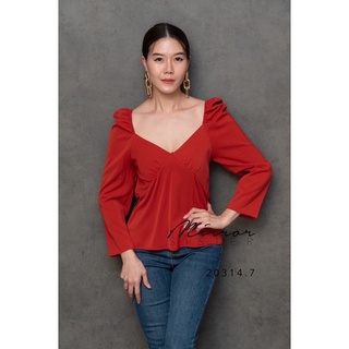 TaLLuLaH BLoUSE•• เสื้อทรงแซ่บ คอห้าเหลี่ยม ช่วงไหล่จับยก ด้านหลังสม็อคยืดได้อีก เนื้อผ้าดีใส่สบายม๊ากกก