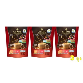 CHAME’ Sye Coffee Pack Cordyceps,Korean Ginseng, Lingzhi,Capsicum กาแฟลดน้ำหนักเพื่อสุขภาพ ผสาน 3 สมุนไพรจักพรรดิ