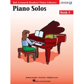 หนังสือเรียนเปียโน PIANO SOLOS BOOK 5 – BOOK/ONLINE AUDIO Hal Leonard Student Piano Library