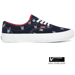 VANS ERA PRO KADER SYLLA NAVY RED SNEAKERS สินค้ามีประกันแท้