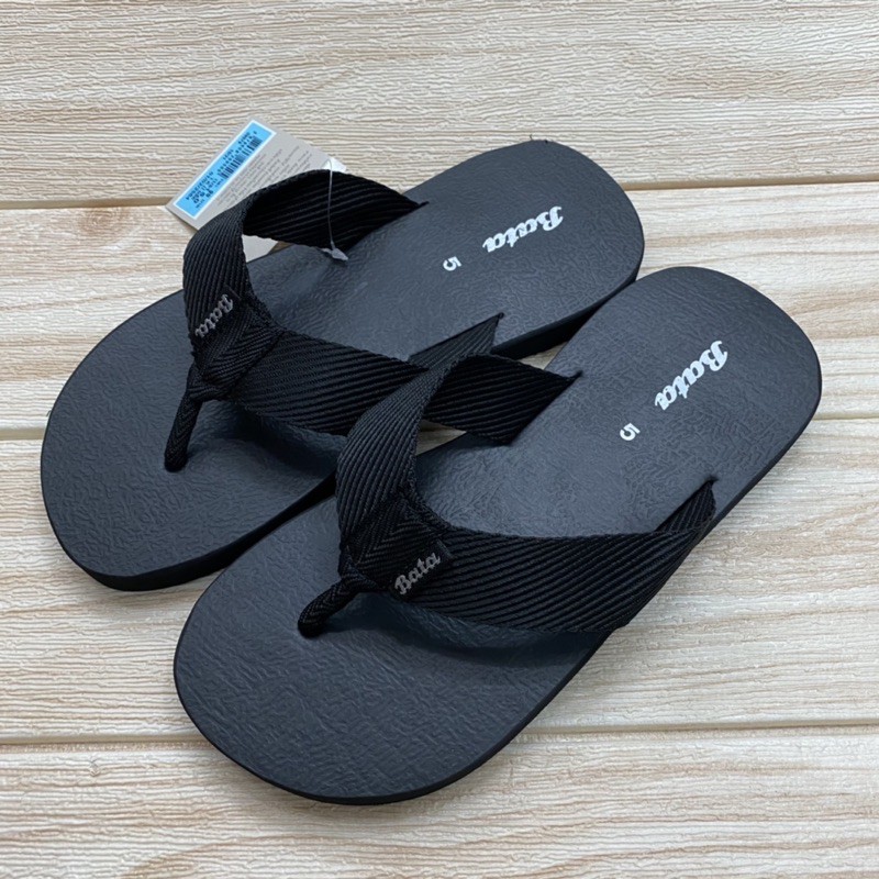 Bata รองเท้าแตะหูคีบ Size 5-10  สีดำ/ แดง /น้ำตาล 119.- หช