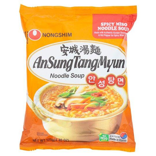 โนงชิม บะหมี่กึ่งสำเร็จรูปรสต้มยำหม้อไฟ 125กรัม/Non Taste Instant Noodles Tom Yum Hot Pot Flavor 125g