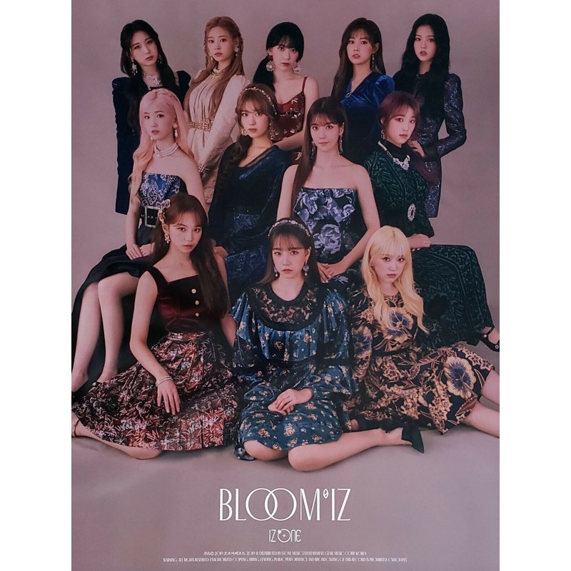 [✅พร้อมส่ง] IZ*ONE Poster Bloom*IZ All Ver.