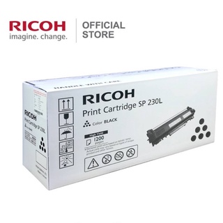 ผงหมึก สีดำ Ricoh SP230L ใช้กับเครื่องปริ้นเตอร์ Ricoh SP230DNw/ SP230SFNw  ปริมาณการพิมพ์ จำนวน 1200 แผ่น จำนวน 1 กล่อง