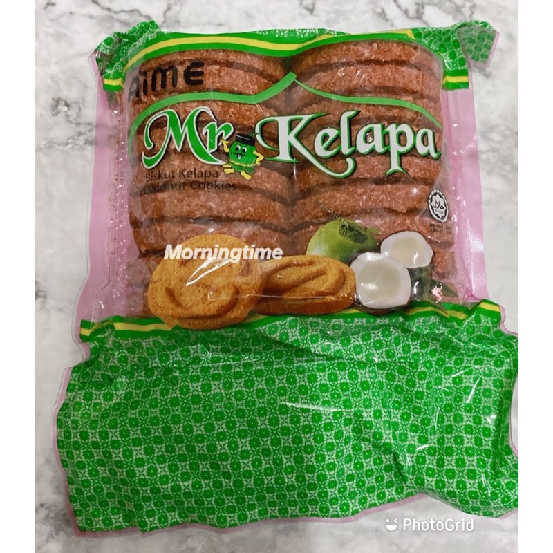 biskut mr KELAPA coconut cookie ขนมมะพร้าวอัดก้อน