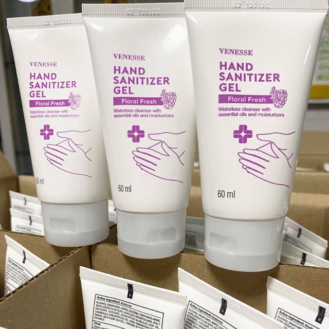 🔥พร้อมส่ง🔥เจลล้างมือแอลกอฮอล์ VENESSE ไม่ต้องล้างออก 60ml📦 จำกัดครั้งละ3หลอด📦