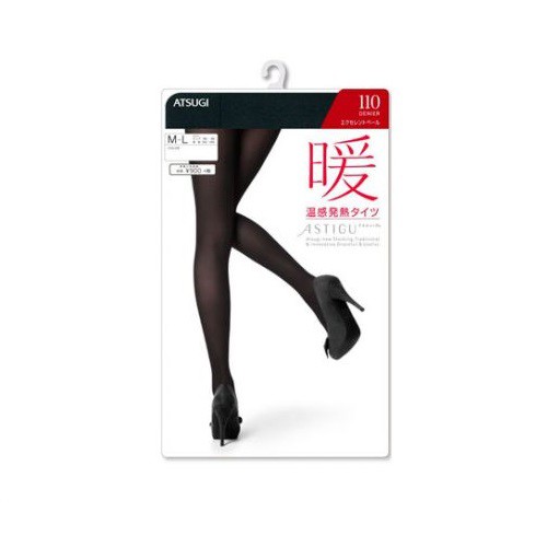 ATSUGI SEASTIGU 110D ถุงน่องกันความร้อน - ญี่ปุ่น (สีดํา)