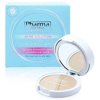 Pharma pure acne solution young natural powder แป้งตลับ 11.5 กรัม Pharmapure #6848