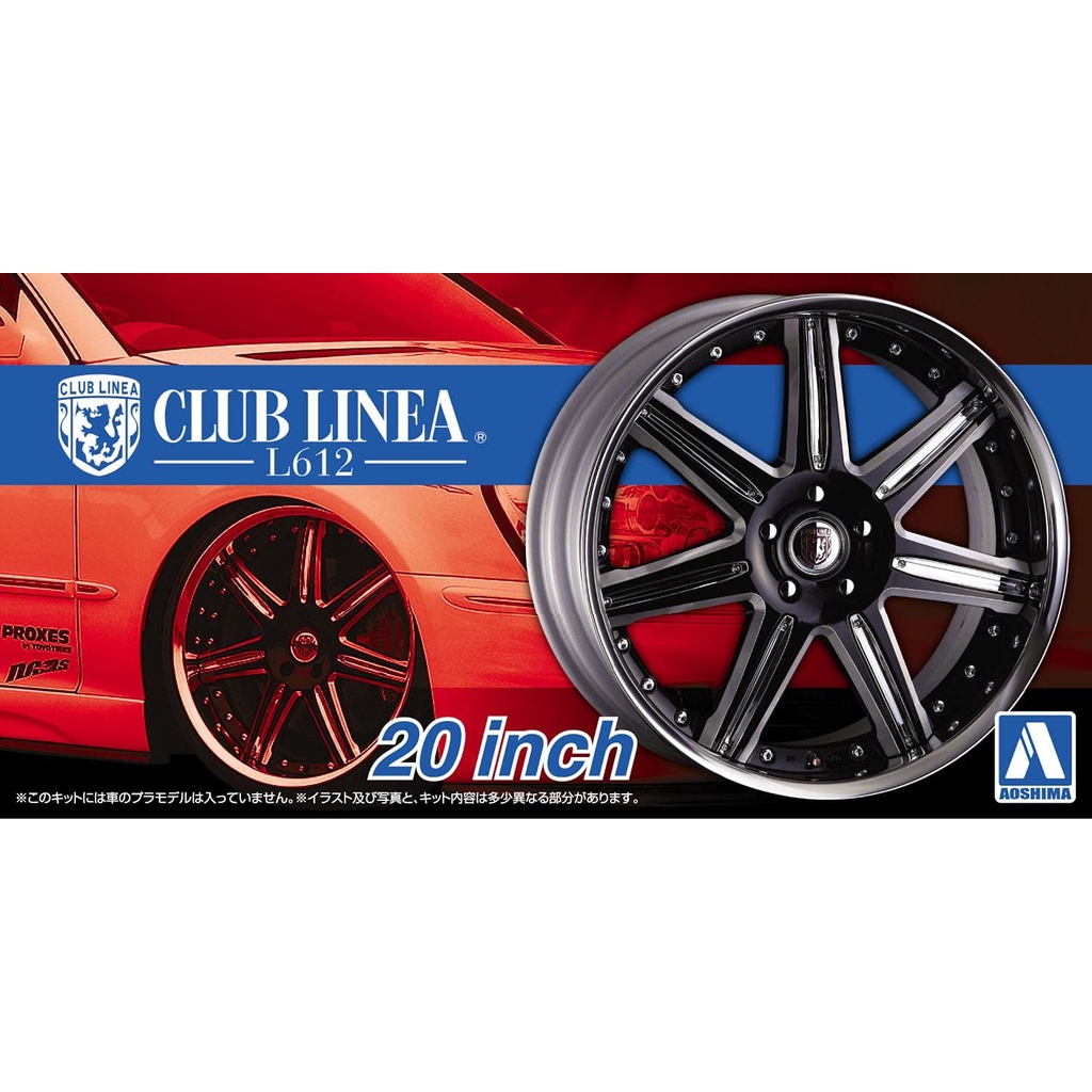 Aoshima Club Linea L612 20 นิ้ว (อุปกรณ์เสริม) (สเกล 1/24)