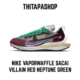 NIKE VAPORWAFFLE SACAI VILLAIN RED NEPTUNE GREEN