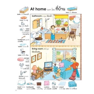 หนังสือเด็ก สอนภาษา 1000คำศัพท์ภาษาอังกฤษ สำหรับเด็ก