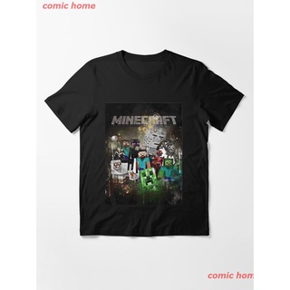 เสื้อยืดวินเทจ2022 Minecraft Art Clic Essential T-Shirt เสื้อยืด ดพิมพ์ลาย เสื้อยืดผ้าฝ้าย คอกลม cotton ความนิยม discoun