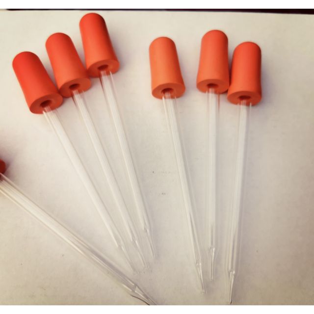 Dropper , หลอดหยดสาร (หลอดหยด+ลูกยาง)​