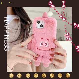 Samsung Galaxy Note 20 Ultra 10 Lite 10+ Plus 9 8 A02 A02s A20s A10s A10 A01 A8 A7 A5 2018 2017 Phone Case SpongeBob SquarePants Patrick Star Hairy Plush Winter Warm Cute Cartoon Soft Casing Cases Case Cover