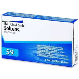 BAUSCH&amp;LOMB Soflens 59 เบอร์ -3.00/-8.50  แพค3คู่ คอนแทคเลนส์ใสรายเดือน