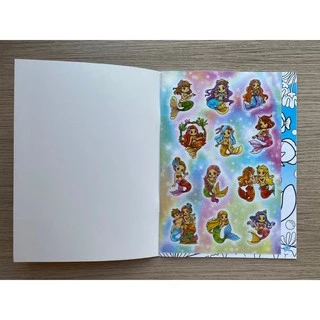 Aksara for kids หนังสือเด็ก ระบายสี สติกเกอร์ Princess Mermaids