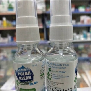 Polar Klean Plus Hand Alcohol sanitizer 15 ml.