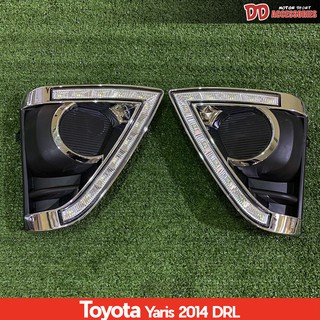 เดไลท์ DRL daylight yaris 2014 2015 2016 2017 ไฟ 2 step มีไฟเลี้ยว V1