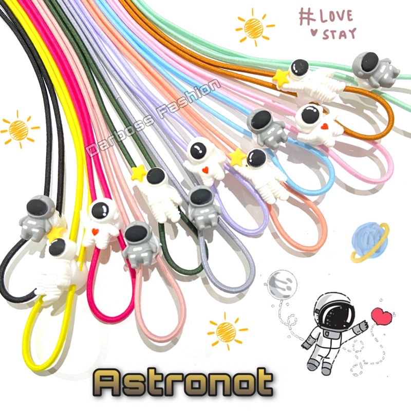 (ตอนที่ 1 STP) สายรัดหน้ากาก 2 in 1 สําหรับเด็กและผู้ใหญ่สามารถปรับแต่งได้ด้วย NAMES / สายรัดสร้อยคอ