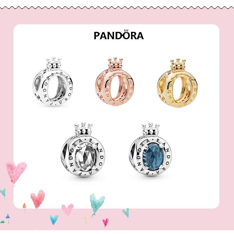 จี้มงกุฎแพนโดร่าเงิน 925 สําหรับผู้หญิงเสน่ห์อันธยา