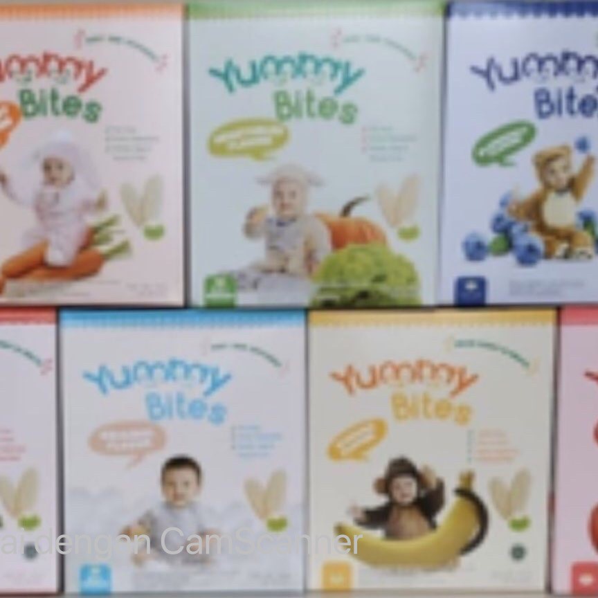 2 ชิ้น Yummy Bites 6M+ (RANDOM) EXP APR 2022