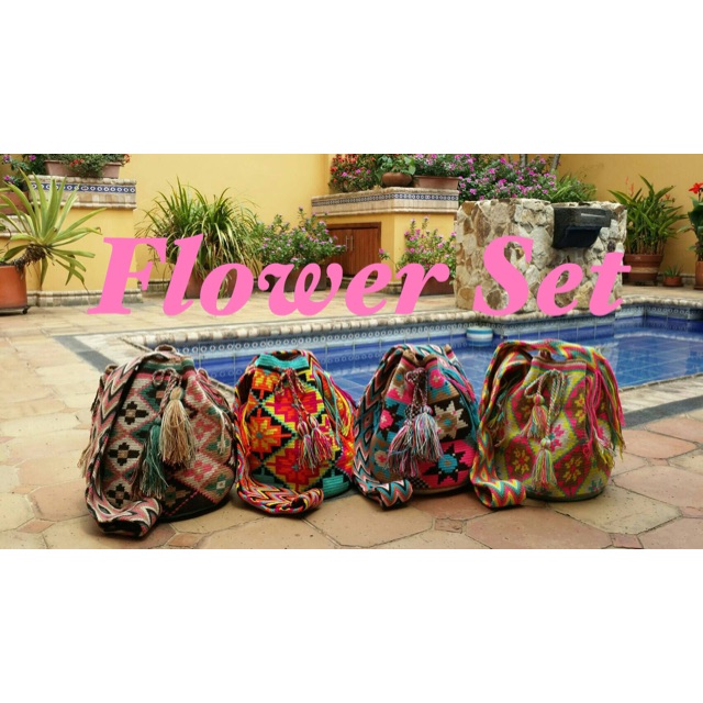 Wayuu Bag “Flower Set”