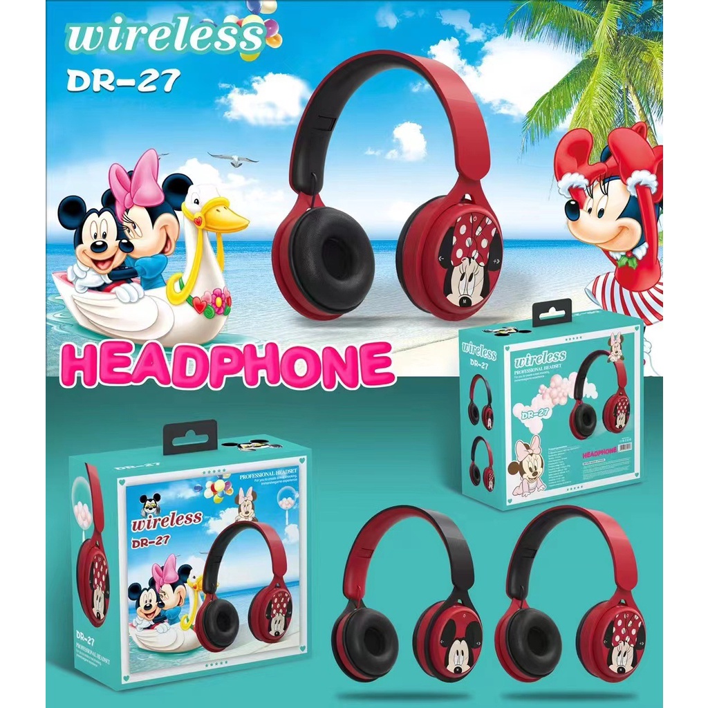 Disney Marvel หูฟังบลูทูธไร้สาย พร้อมไมโครโฟน ลายสไปเดอร์แมน กัปตันอเมริกา มิกกี้เมาส์ สําหรับเด็ก ราคา ถูกที่สุด ดีลบีเคเค แกลเลอรีภาพที่ 8