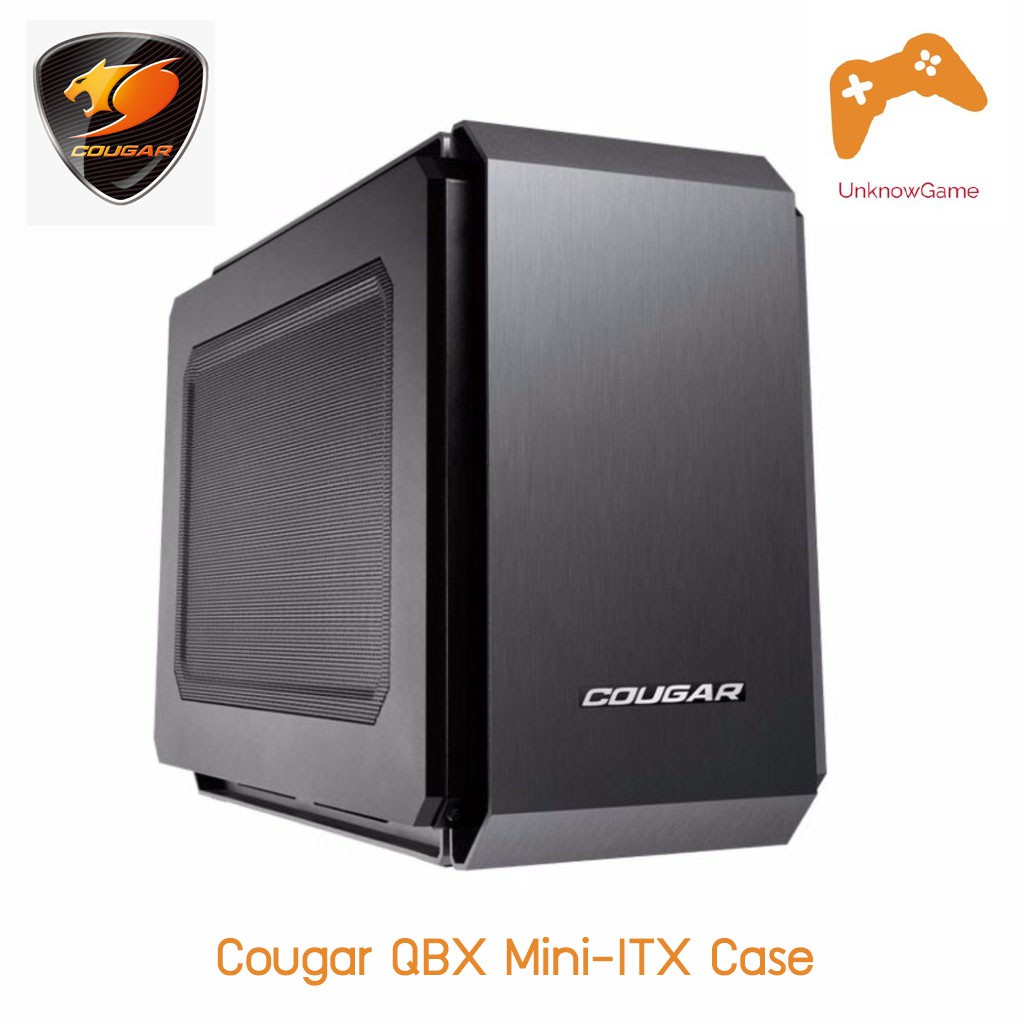 เคสคอม Cougar QBX Mini-ITX Case รองรับ PSU ATX การ์ดจอความยาวสูงสุด 350mm ใช้กับ RTX 3080/3070 ได้ - ของใหม่