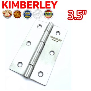 บานพับประตู หน้าต่าง สแตนเลสแท้ (SUS 304JP)ไม่มีแหวน| KIMBERLEY |NO.930(SS)-3.5"