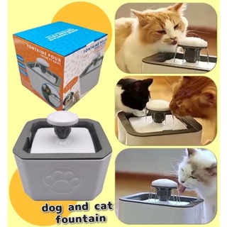 ชุดน้ำพุสัตว์เลี้ยงสุนัขและแมว Fontaine poue chien et chat dog&amp;cat สินค้าคุณภาพดี พร้อมส่งทันทีในไทย ส่งไวมาก🚨🚨