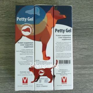 Petty Gel เจลบำรุงตับ แบบเจลป้อนง่าย สำหรับสุนัขและแมวฟื้นฟูตับ