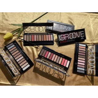 GROOVE พาเลทอายแชโดว์ 12เฉดสี NO.E8265