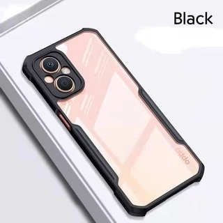 Reno 8ตรงรุ่น(พร้อมส่งในไทย)เคสกันกระแทกขอบสีหลังใสOPPO Reno9/Reno9 Pro/Reno8Z 5G/Reno8 5G/Reno8Pro 5G