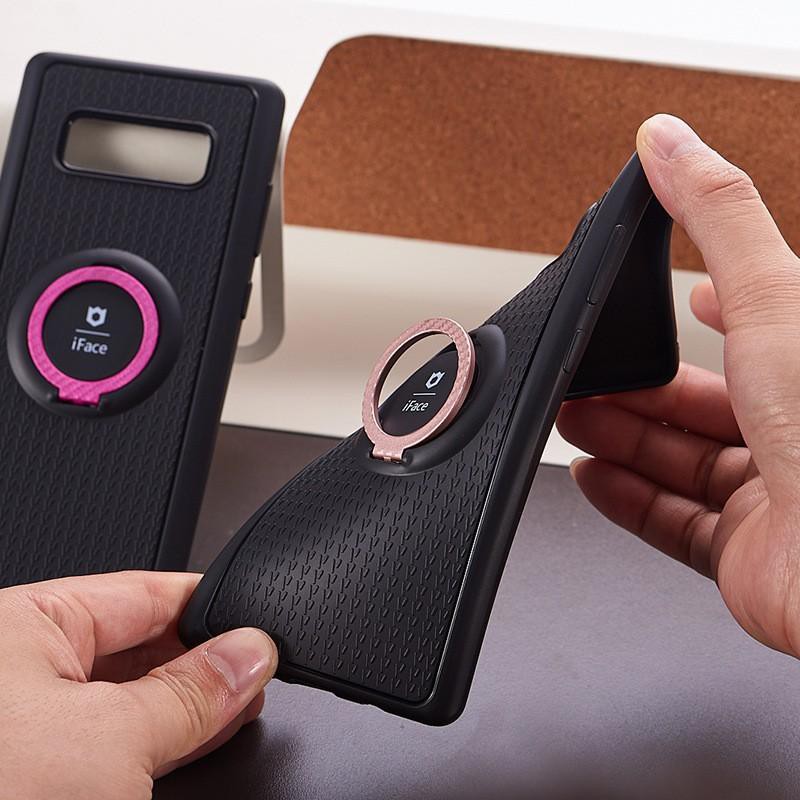 เคสซิลิโคนแบบยืดหยุ่นพร้อม iRing สําหรับ Samsung Galaxy S8/ S8 Plus - ยี่ห้อ iFace