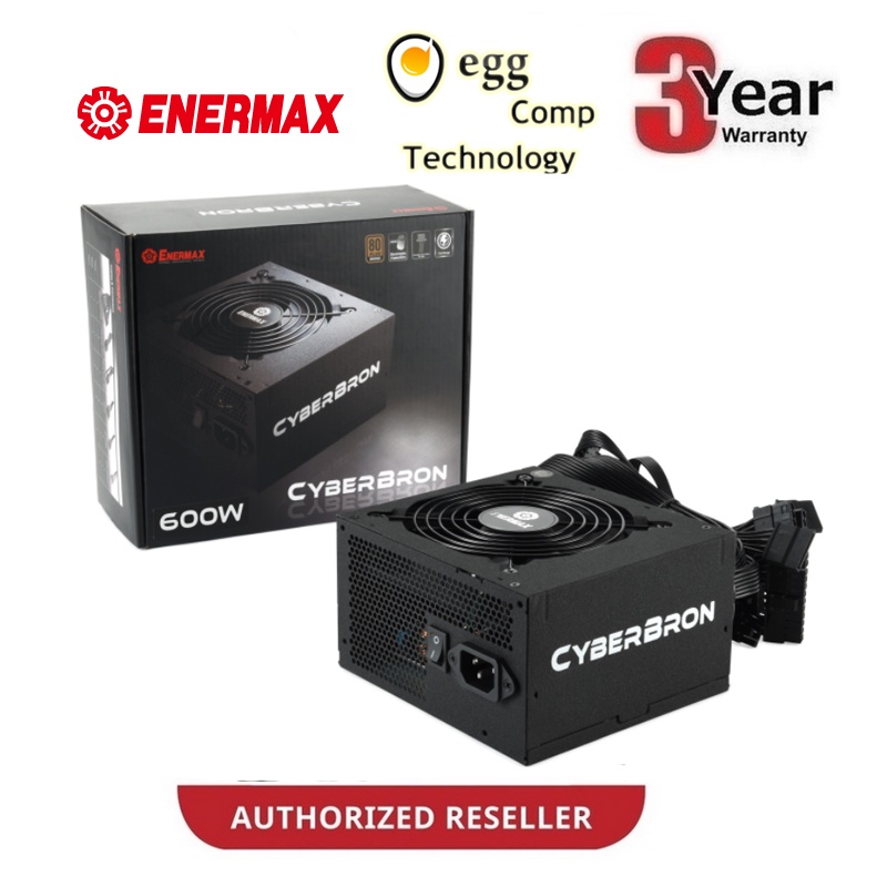 ENERMAX CYBERBRON 500W / 600W 80 PLUS BRONZE POWER SUPPLY