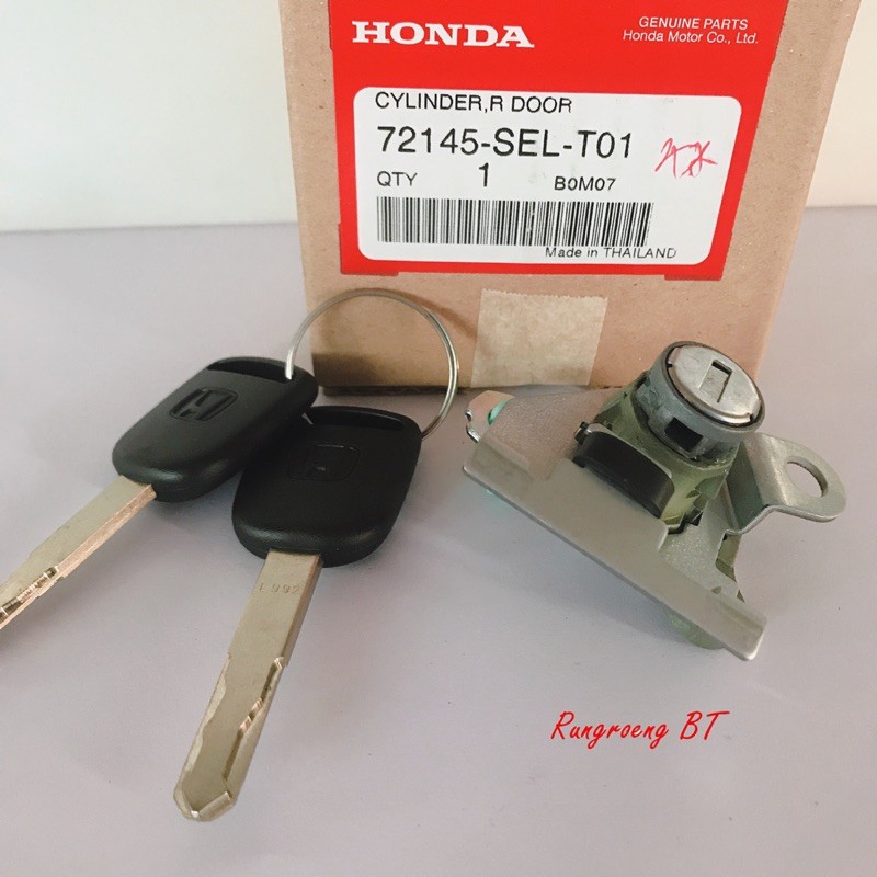 กุญแจประตู HONDA CITY ,JAZZ ปี 2003-2012 แท้ ด้านหน้าข้าง ขวา (H72145-SEL-T01)