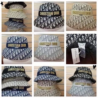 หมวกบักเก็ต ปักนูน แฟชั่น ผู้หญิงผู้ชายใส่ได้มีสินค้าพร้อมส่ง