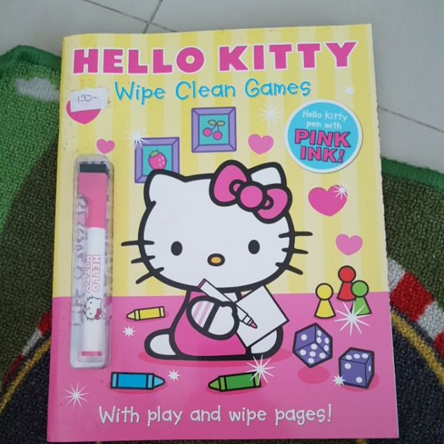 Hello kitty wipe &amp; clean