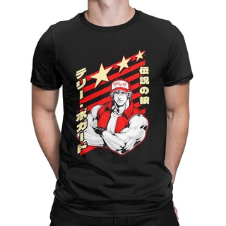 เสื้อยืดคอกลม แขนสั้น พิมพ์ลาย Humorous Terry Bogard King Of Fighters สําหรับผู้ชายS-5XL